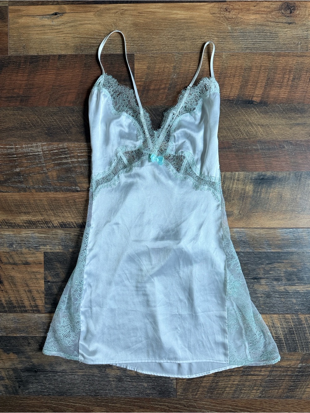 VS Satin Lace Mini Slip Sleep Camisole Dress Bride